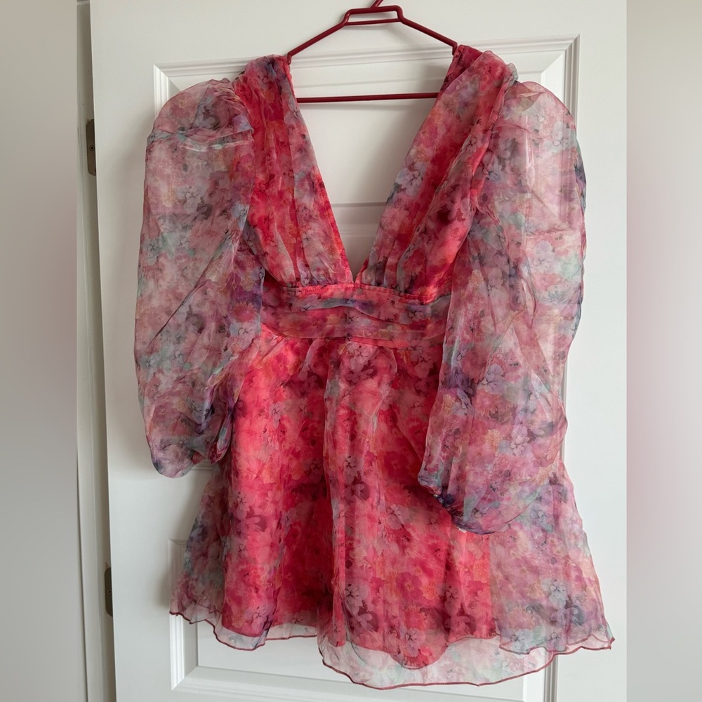 Misguided Floral Dress